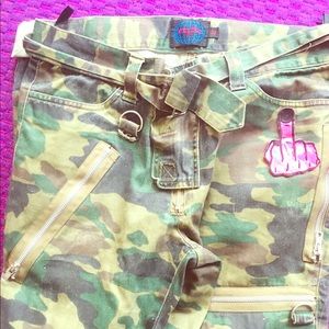 Men’s punk bondage camo